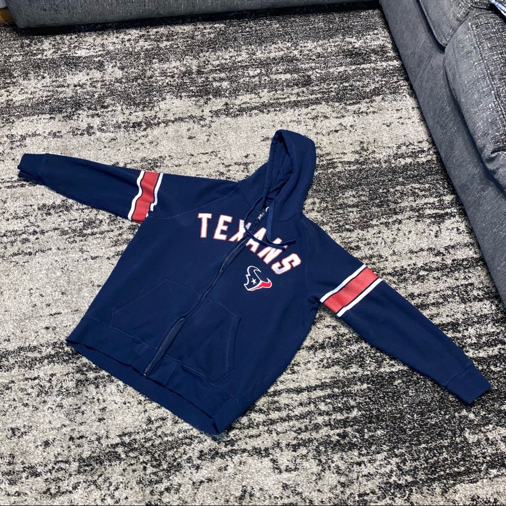 Mens Full Zip Texans Hoodie Size XL